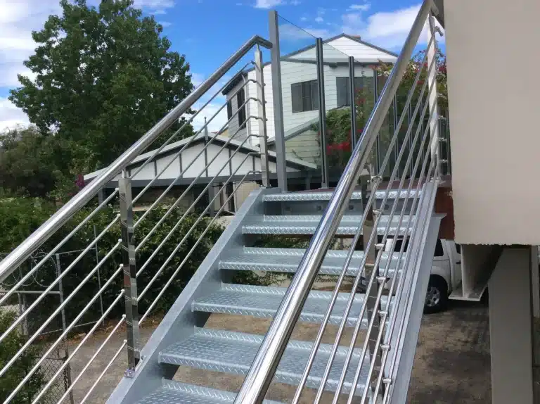 stainless steel railing for stairs in vancouver