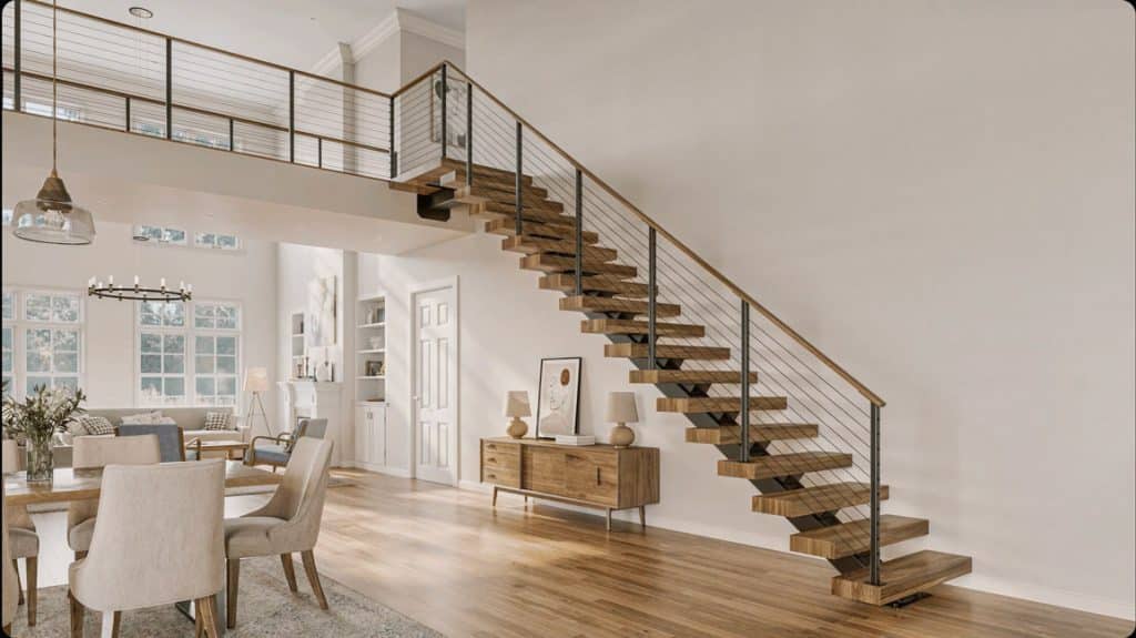 floating stairs