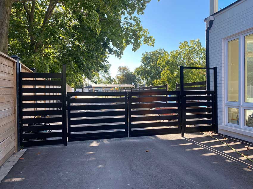 Custom Metal Driveway Gates Fabrication and Installation in Bowen Island