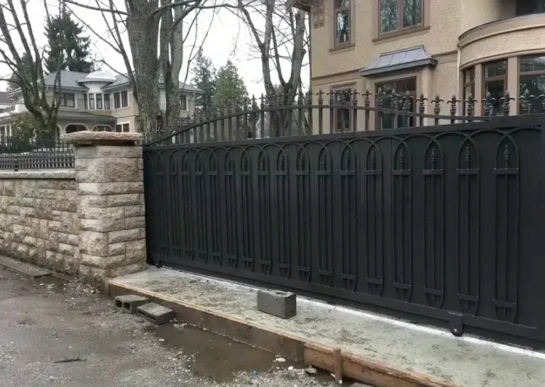 metal gate installed for a home in Vancouver